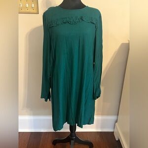 Old Navy emerald green Long Sleeve Dress